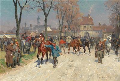 Max Joseph Pitzner : Horse Market