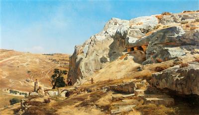 Carl Cowen Schirm : Rock Tombs outside Jerusalem