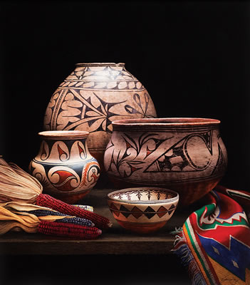 Patricia Joy (Patti) Dobson : Pueblo Chiaroscuro