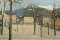 Joseph Gautschi : Place de la Planta à Sion