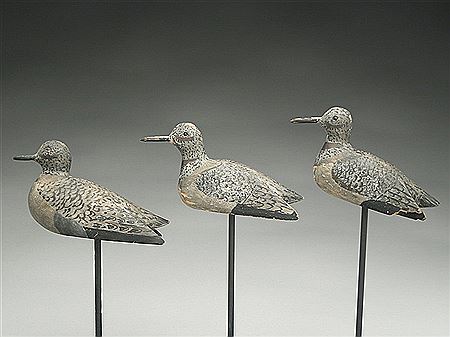 William Henry Bennett : A group of three sandpipers