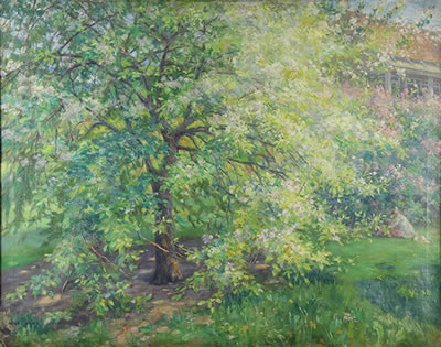 Alfred Juergens : 'The Crab Apple Tree,' 1913