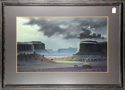 Robert Draper : Summer Storm over the Mesa