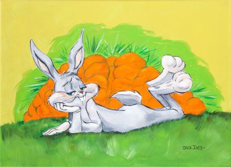 Chuck Jones : Bugs Bunny Painting (c. 1989). ''Draw me like one of your French girls.''