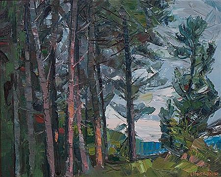 Elton Krafft : Dark Pines, Spring Green