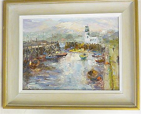 Valter Walter Berzins : Scarborough Harbour