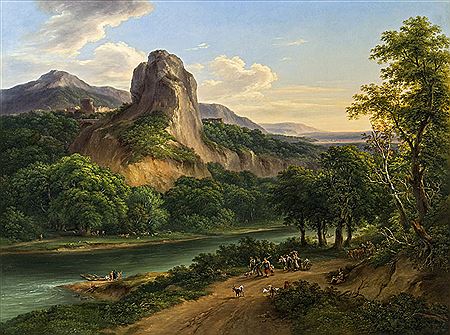 Joseph Mossmer : River landscape