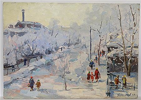 Boris Leonidovich Bochkarev : 'Winter Morning'