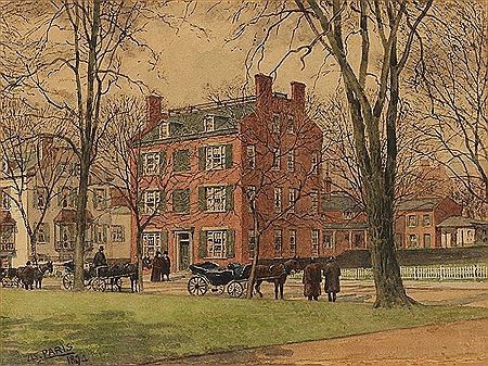 Walter Paris : SEWARD HOUSE ON LAFAYETTE SQUARE, WASHINGTON, DC