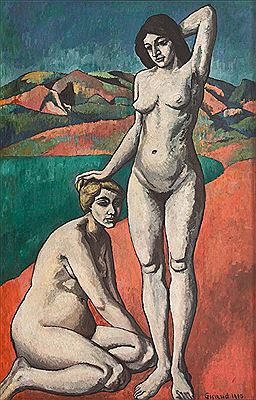 Pierre Girieud : Les Baigneuses. 1910