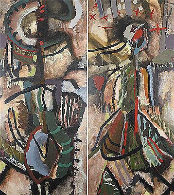 Greg Pyra : The Dancer (diptych)