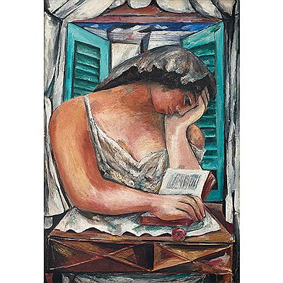 Alfonso Michel : Mujer en la ventana, ca. 1948