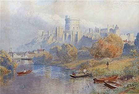 Shedden Goodrich Williams Roscoe : Windsor Castle from The Thames