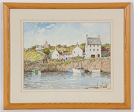 Irvine Russell : HARBOUR VIEW and PORT OF MENTEITH(2)