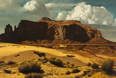 James Fetherolf : 'Sand Dunes, Monument Valley'