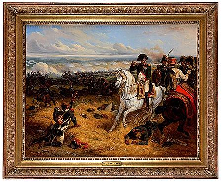 Joseph Louis Hippolyte Bellange : 'L'Empereur Napoléon 1er à Wagram, juillet 1809'