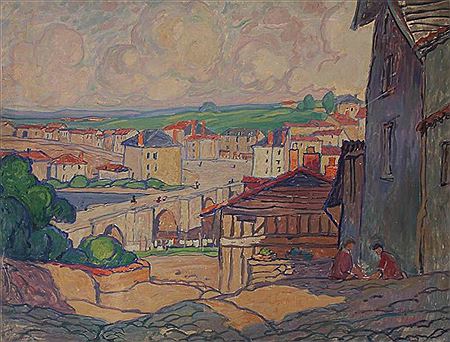 Léon Jouhaud : Limoges, le Pont Saint-étienne