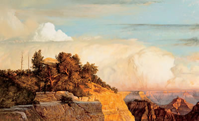 Earl L Carpenter : Grand Canyon-View from Bright Angel Point