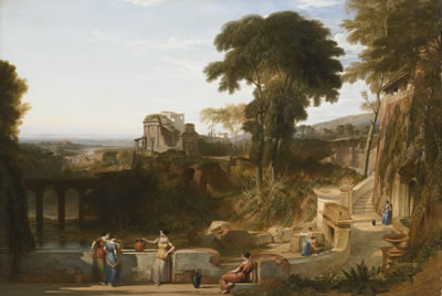 William Leighton Leitch : THE VILLA FOUNTAIN