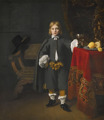 Ferdinand Bol : PORTRAIT OF A BOY, SAID TO BE THE ARTIST'S SON, AGED 8