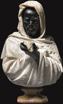 Pietro Calvi : BUST OF OTHELLO, THE MOOR OF VENICE