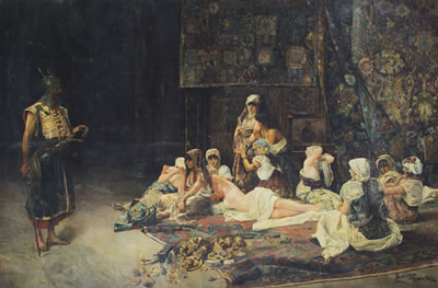 Jose Gallegos Y Arnosa : IN THE HAREM