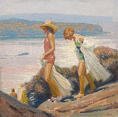 Frederick William Leist : The Morning Dip, 1927