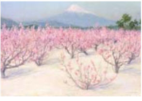 Saburosuke Okada : Mount Fuji in Spring