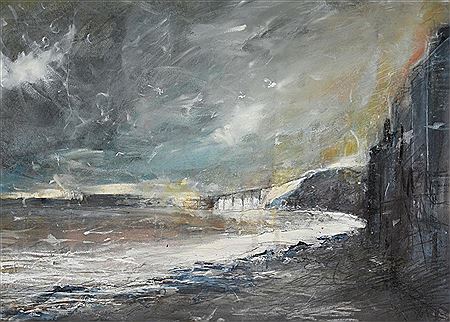 David Baumforth : ''The Spa Ladder, Whitby, Dawn''