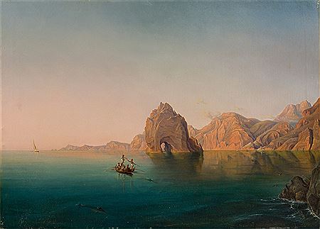 Frederik Christian Thoming : Catching swordfish off the coast of Capri