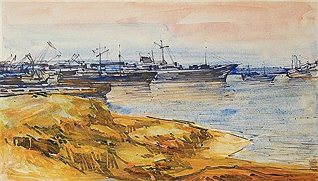 Vladimir Solta : Ships near the coast