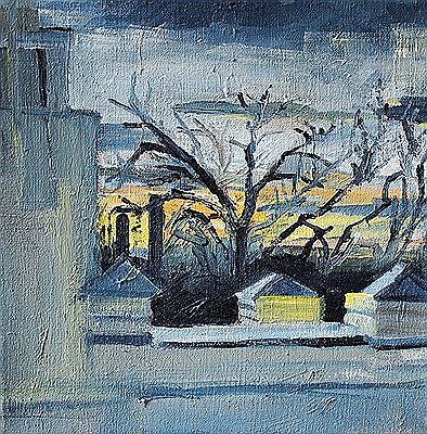 Jan Harant : Winter view from window