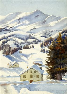 Hedwig Kunkler : Winterlandschaft