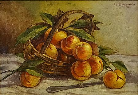 Aurel Bordenache : The Basket with Peaches