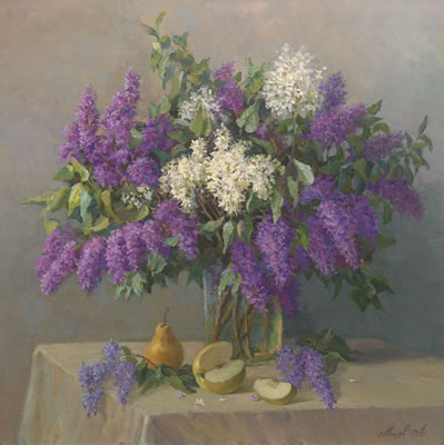 Andrei Mishov : Lilac bouquet