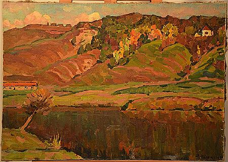 Vladimir Vassilievitch Kuznetsov : The Autumn evening 1971