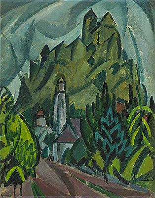 Wilhelm Gimmi : Eglise de Valere Sion à 1912