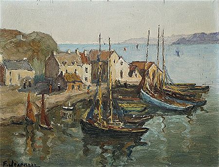 Fernand Jeanneau : Small port to Audierne