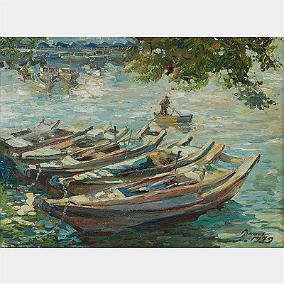 Tay Boon Pin : River Scene