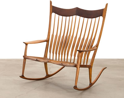 Samuel Solomon Maloof : Double Rocking Chair