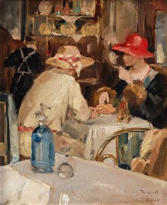 Greta Gerell : RESTAURANT SCENE, PARIS