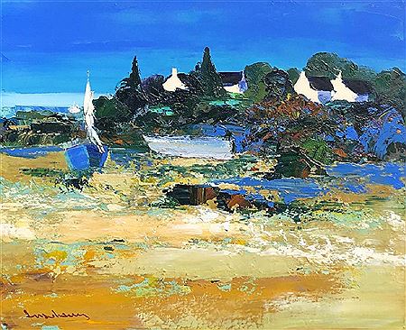 Jean Claude Allenbach : Paysage du Cotentin