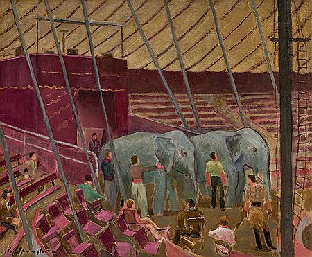 Alexandre de Spengler : Elephants in the circus