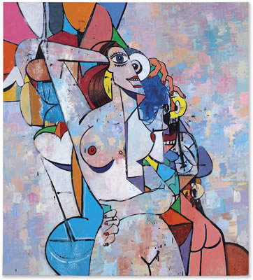 George Condo : Nude and Forms