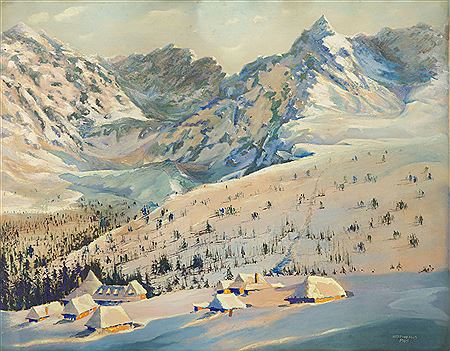 Wladyslaw Leopold Frydrych : 'Hala Gasienicowa - Tatry'