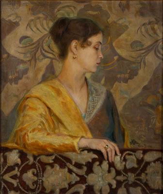 Stanislaw Klimowski : Artist's Wife, 1921