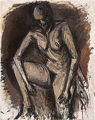 Lothar Bohme : Standing Nude