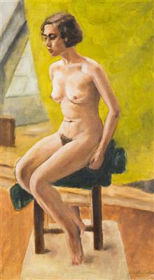 Jaroslav Novak : Nude Girl Sitting