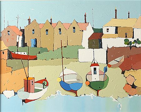 Stewart Middlemas : Newlyn Old Harbour