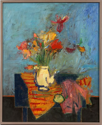 Richard Jerzy : STILL LIFE WITH FLOWERS